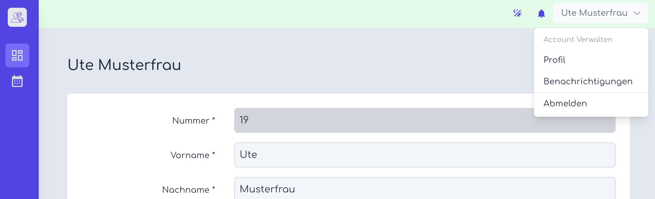 Profilmenü